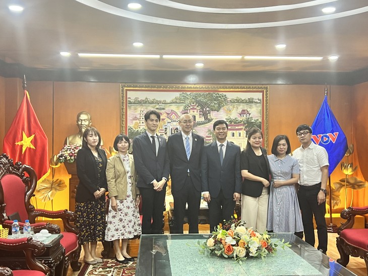 VOV副総裁、JICAベトナム事務所長と会見 - ảnh 2