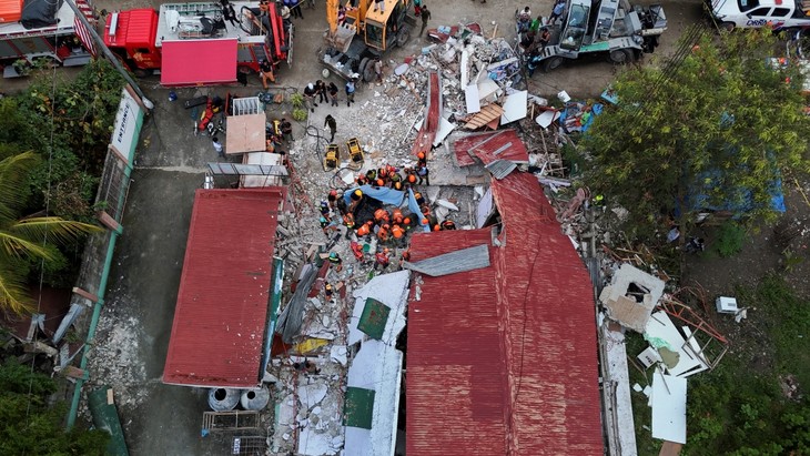 フィリピン・セブ島沖でM6.9地震 69人死亡、200人超負傷 - ảnh 1