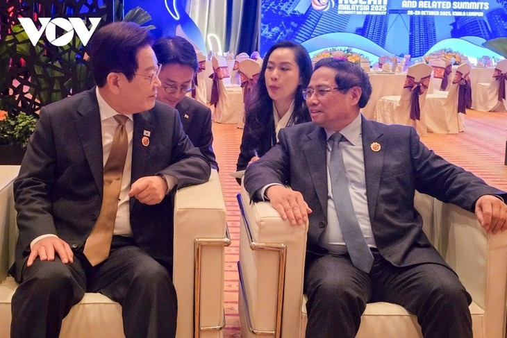 チン首相、韓国大統領、インドネシア大統領、ニュージーランド首相、IMF専務理事と個別会見 - ảnh 1