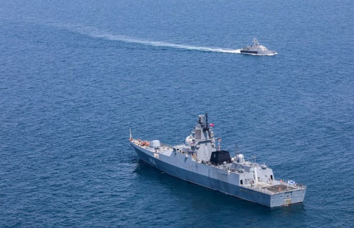 中国、ロシア、南アフリカ、イランが合同海軍演習を実施 - ảnh 1