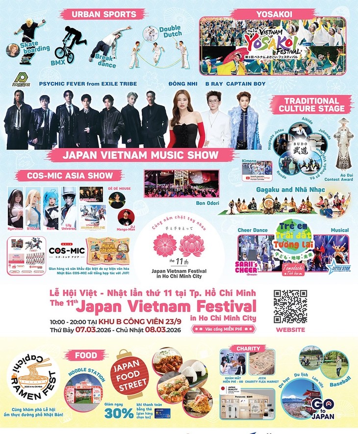 第11回日越フェスティバル、ホーチミン市で開催 - ảnh 1