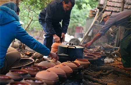 Ikan pindang desa Vu Dai Hari Raya Tet.  - ảnh 4