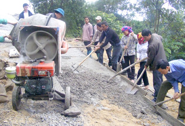 老街省北河县纳汇乡团结建设新农村 - ảnh 2