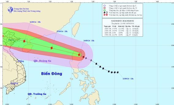 台风“海鸥”(Kalmaegi)登陆菲律宾并快速移动 - ảnh 1