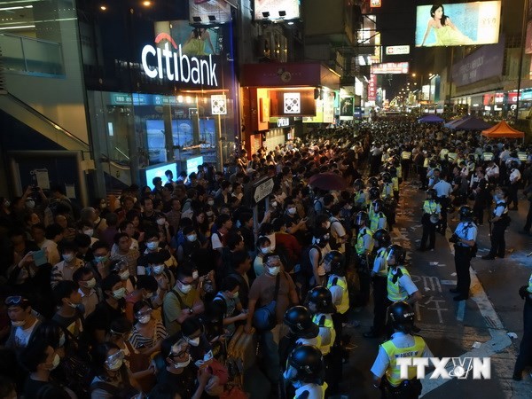 中国香港高等法院颁布临时禁制令 禁止占据旺角道路 - ảnh 1