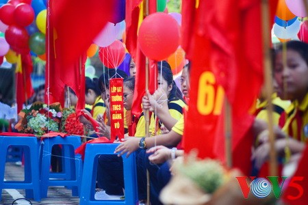 河内各所学校举行新学年开学典礼 - ảnh 6