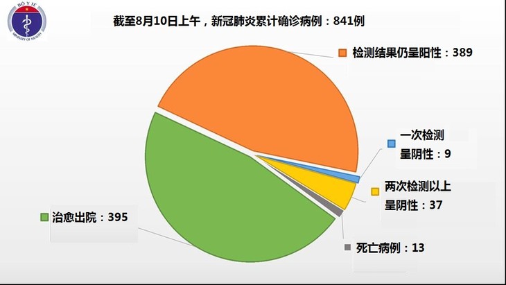 越南8月10日上午无新增确诊病例 - ảnh 1