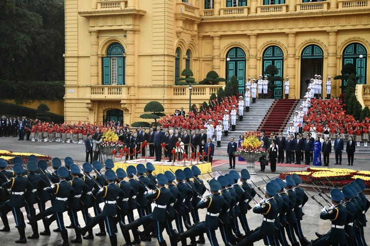 阮富仲总书记主持仪式 ，欢迎中共中央总书记、国家主席习近平访问越南 - ảnh 4