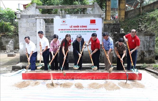 国际合作为谅山学校修建半寄宿厨房 - ảnh 1