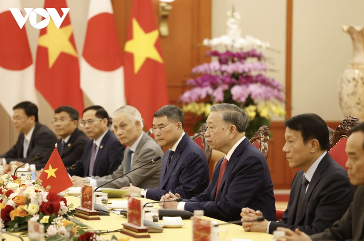 组图：苏林会见日本首相石破茂 - ảnh 4