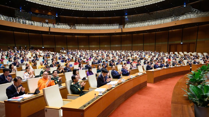 组图：第十五届国会第九次会议开幕 - ảnh 7