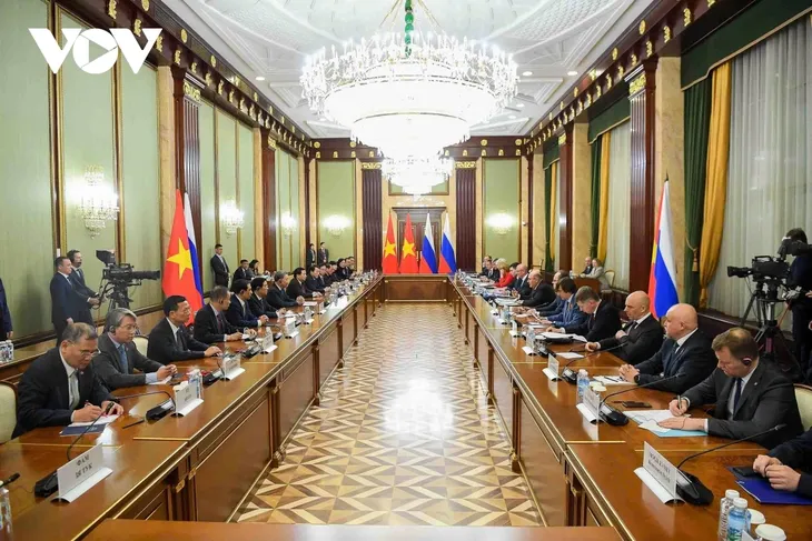 苏林会见俄罗斯总理米舒斯京 - ảnh 1