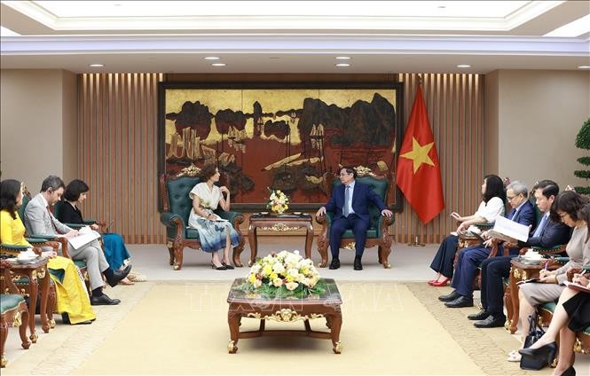 范明政建议联合国教科文组织继续支持越南文化遗产的申报和保护工作 - ảnh 1