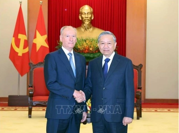 苏林、​梁强会见俄总统助理、俄联邦海事委员会主席 - ảnh 1