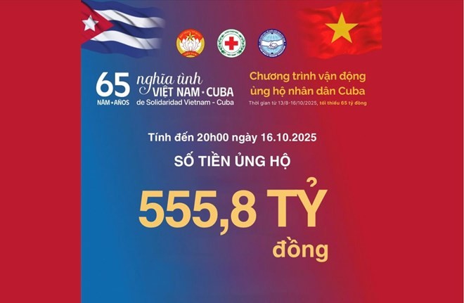 支持古巴人民募捐活动筹款超过2100万美元 - ảnh 1