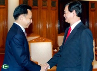 PM Vietnam Nguyen Tan Dung menerima Menteri Perdagangan Thailand - ảnh 1