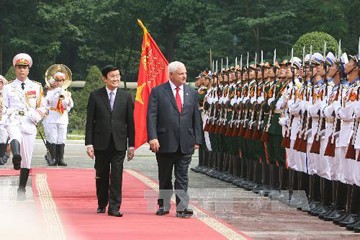  Kegiatan Presiden Republik Panama Ricardo Martinelli Berrocal  di Vietnam - ảnh 1