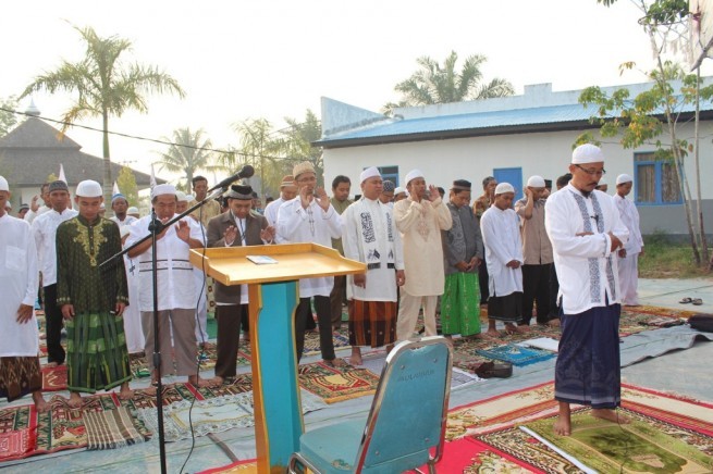 Kaum muslim di seluruh dunia merayakan Hari Raya Idul Adha - ảnh 1