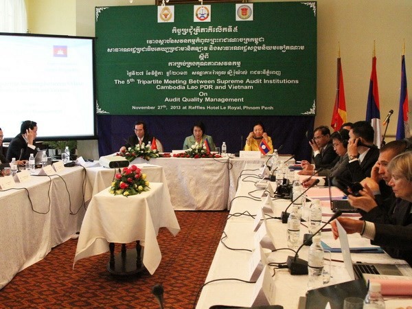 Konferensi ke-5 Badan Auditing Negara Vietnam – Kamboja – Laos - ảnh 1