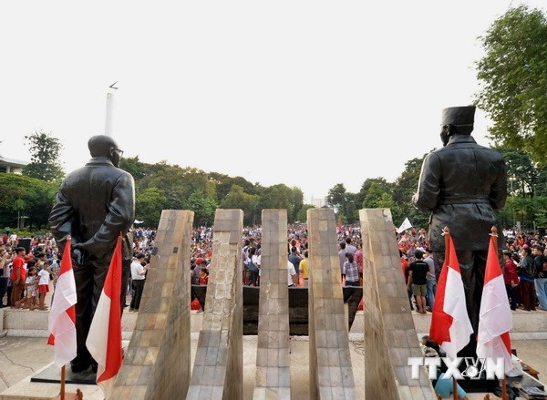 Koalisi  “Merah-Putih” di Indonesia menerima hasil penghitungan suara - ảnh 1