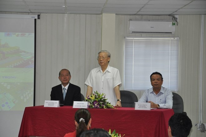 Sekjen Nguyen Phu Trong mengunjungi dan melakukan temu kerja di provinsi Thanh Hoa - ảnh 1