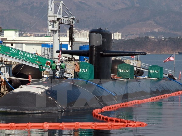 Angkatan Laut Republik Korea dan Amerika Serikat melakukan latihan perang bersama - ảnh 1