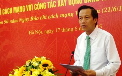  “Pers revolusioner Vietnam dengan pekerjaan pembangunan Partai” - ảnh 1