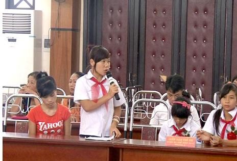 Menambah hak untuk anak-anak berarti menambah satu kemajuan tentang hak asasi manusia - ảnh 1