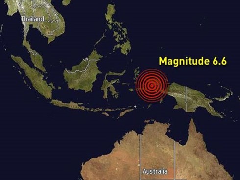 Gempa bumi di Indonesia: 62 orang luka-luka - ảnh 1