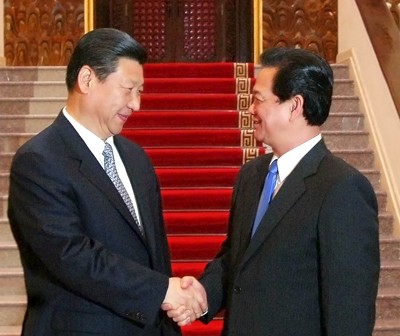 PM Nguyen Tan Dung melakukan pertemuan dengan Sekjen, Presiden Tiongkok, Xi Jinping - ảnh 1