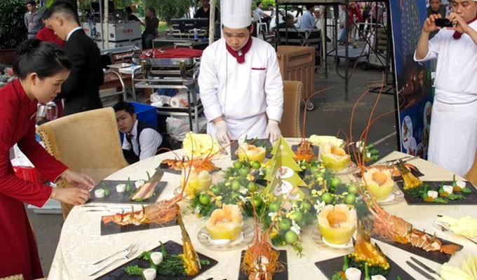 Banyak program yang khas di Festival Kuliner Masakan Enak berbagai negara tahun 2015 - ảnh 1