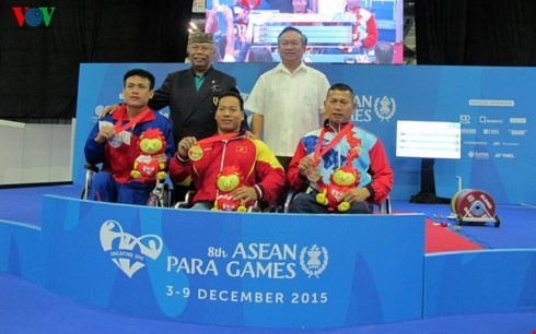 Vietnam untuk sementara menduduki posisi ke-3 dalam ASEAN Paragames ke-8 - ảnh 1