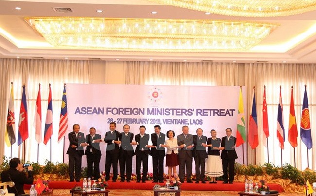 Deputi PM, Menlu Pham Binh Minh menghadiri acara pembukaan Konferensi Terbatas Menlu ASEAN 2016 - ảnh 1