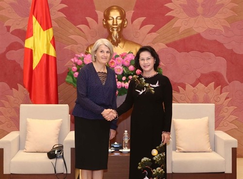 Ketua MN Vietnam, Nguyen Thi Kim Ngan menerima Dubes Swedia dan Denmark - ảnh 1