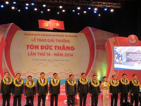 Remise du prix Tôn Duc Thang - ảnh 1