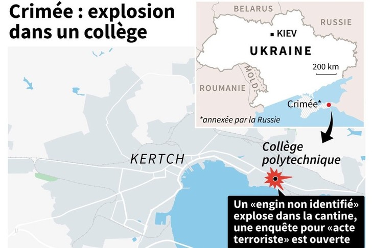 Crimée: au moins dix-neuf morts dans l’attaque d’un lycée - ảnh 2