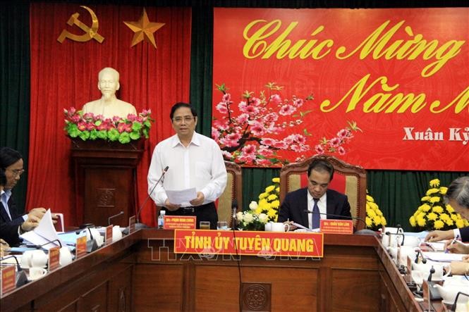 Pham Minh Chinh à Tuyên Quang  - ảnh 1