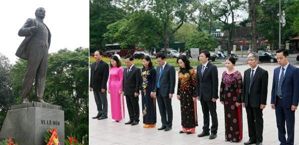 Zahlreiche Aktivitäten zum 145. Geburtstag von Wladimir Iljitsch Lenin  - ảnh 1