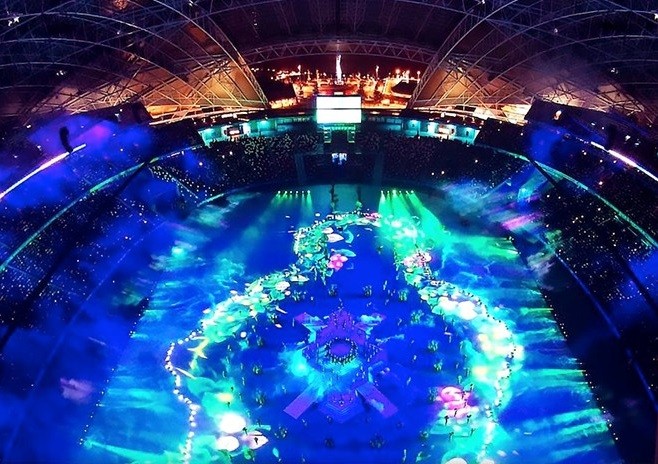 Beeindruckende Eröffnungsfeier der 28. Südostasien-Spielen - ảnh 1