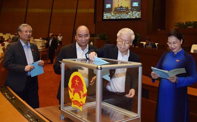 Vertrauensabstimmung für die vom Parlament gewählten und ernannten Posten  - ảnh 1