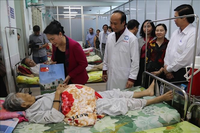 Parlamentspräsidentin Nguyen Thi Kim Ngan besucht Tien Giang - ảnh 1