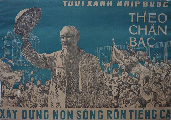 Eröffnung des Ausstellungsraums “Plakatsammlung” und Präsentation des Buches “Wünsche nach Frieden” - ảnh 1