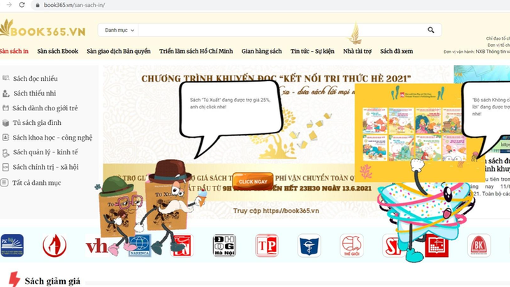Rabatt an der Bücherbörse Book365.vn - ảnh 1