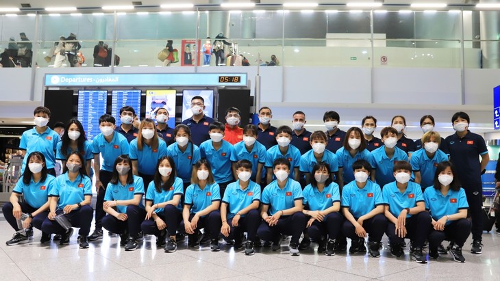 Die vietnamesische Fußballnationalmannschaft der Frauen nimmt an Qualifikationsrunde von Asian Cup 2022 teil - ảnh 1