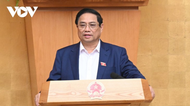 Premierminister Pham Minh Chinh leitet die Regierungssitzung im Mai - ảnh 1