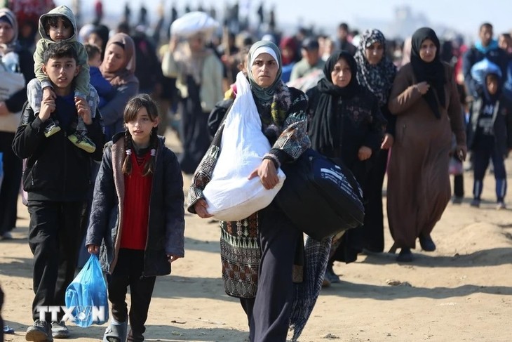 Die Arabische Liga protestiert gegen die Vertreibung von Palästinensern aus dem Gazastreifen - ảnh 1