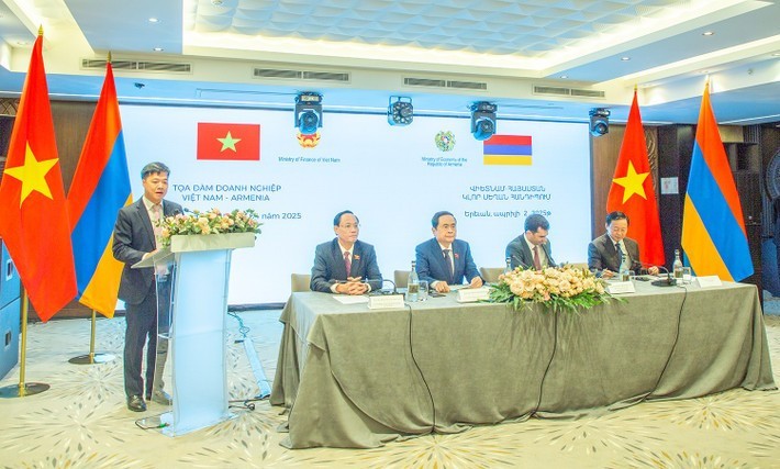 Parlamentspräsident Tran Thanh Man nimmt am vietnamesisch-armenischen Unternehmensforum teil - ảnh 1