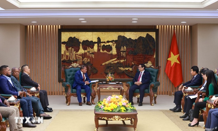 Premierminister Pham Minh Chinh trifft Minister für auswärtige Angelegenheiten und Außenhandel der Salomonen - ảnh 1