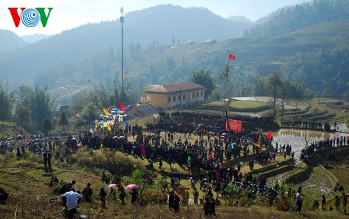 Frühlingsfest Gau Tao am Bergfuß Hoang Lien - ảnh 1