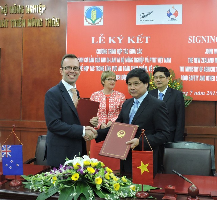 Vietnam und Neuseeland arbeiten verstärkt in der Nahrungsmittelsicherheit zusammen - ảnh 1